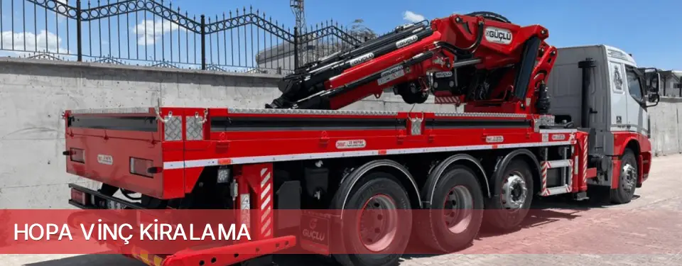 Hopa İlçemi Vinç Kiralama